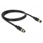 Cavo seriale Navilock 62971 nero 1 m M8