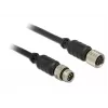 Cavo seriale Navilock 62974 nero 5 m M8