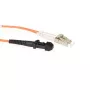 Cavo patch fibra ottica ACT 3 metri LSZH multimodale 62,5/125 OM1 duplex con connettori MTRJ e LC