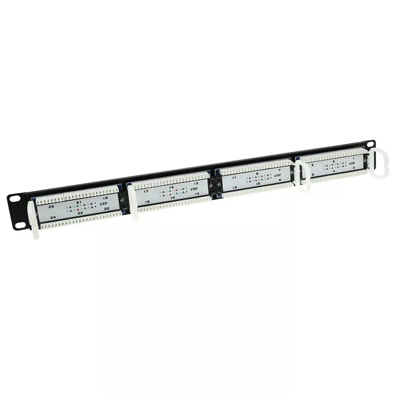 Patch panel 24 porte non schermato 45° ACT P24AK1