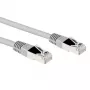 Cavo patch ACT grigio 1,5 metri LSZH U/UTP CAT5E con connettori RJ45