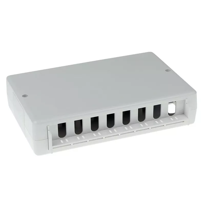 Scatola da parete ACT FA5000 non schermata 8 porte Cat5e — 171,4×38×118,8 mm