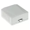 Scatola da parete ACT 2 moduli non schermata CAT5E — 59×29,5×61 mm