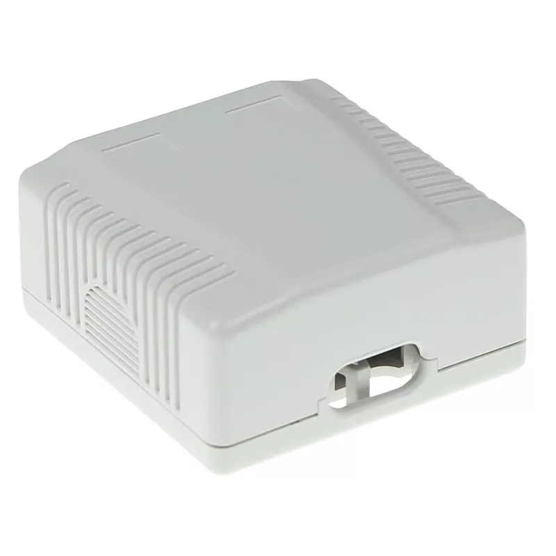 Scatola da parete ACT 2 moduli non schermata CAT5E — 59×29,5×61 mm