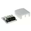 Scatola da parete ACT 2 moduli non schermata CAT5E — 59×29,5×61 mm