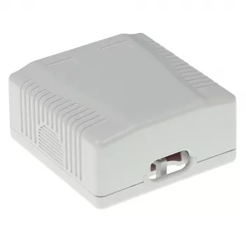 Scatola da parete, 2 porte, CAT6, non schermata, ACT FA6002, 29×61×29,5 mm