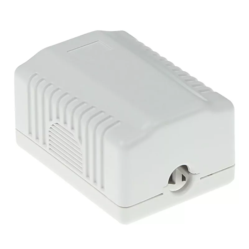 Scatola da parete ACT 1 porta CAT5E non schermata, 39×29,5×54 mm