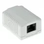 Scatola da parete ACT 1 porta non schermata CAT6, 39×54×29,5 mm