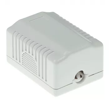 Scatola da parete ACT 1 porta non schermata CAT6, 39×54×29,5 mm