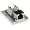 ACT FA5005 scatola da superficie, 1 porta, CAT5E, schermata