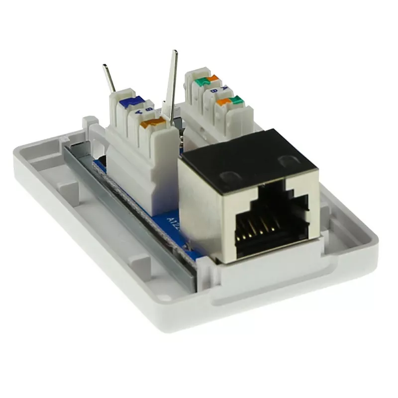 ACT FA5005 scatola da superficie, 1 porta, CAT5E, schermata