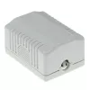 Scatola da parete schermata ACT CAT6, 1 porta, 39×54×29,5 mm