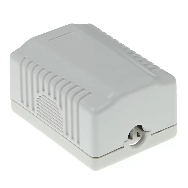 Scatola da parete schermata ACT CAT6, 1 porta, 39×54×29,5 mm