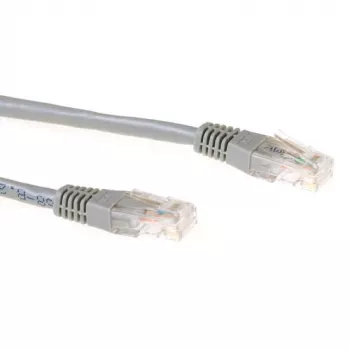 Cavo patch ACT grigio 25 metri U/UTP CAT6 con connettori RJ45
