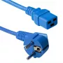 ACT cavo di alimentazione spina CEE 7/7 (angolare) - C19 blu 1,8 m