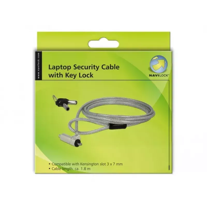 Cavo di sicurezza Navilock 20653 argento 1,8 m