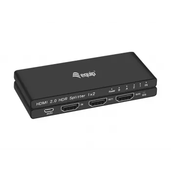 Equip splitter HDMI 2.0 2 porte ultra sottile