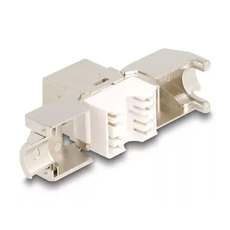 Delock 86050 modulo Keystone presa RJ45 Cat.6A STP, confezione da 4