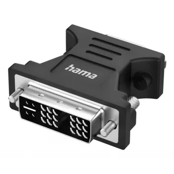 Adattatore video HAMA 00300090 DVI-I maschio a VGA femmina, nero