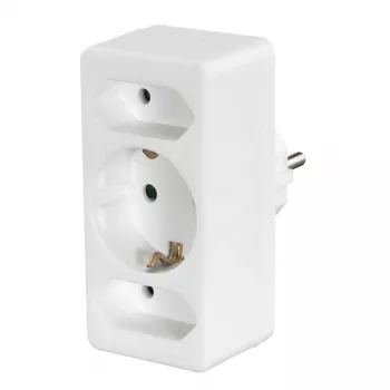 Hama 00223215 prolunga elettrica 3 uscite AC per interni bianco