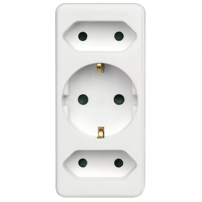 Hama 00223215 prolunga elettrica 3 uscite AC per interni bianco