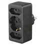 Hama 00223216 prolunga elettrica 3 uscite AC per interni nero