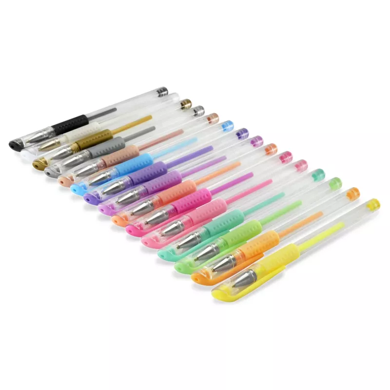 Hama Pastel & Classic penna gel con cappuccio multicolore 15 pezzi
