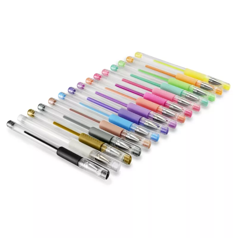 Hama Pastel & Classic penna gel con cappuccio multicolore 15 pezzi