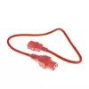 ACT cavo di alimentazione C14 - C15 rosso 0,6 m IEC C14 250V 10A