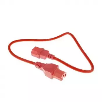 ACT cavo di alimentazione C14 - C15 rosso 0,6 m IEC C14 250V 10A