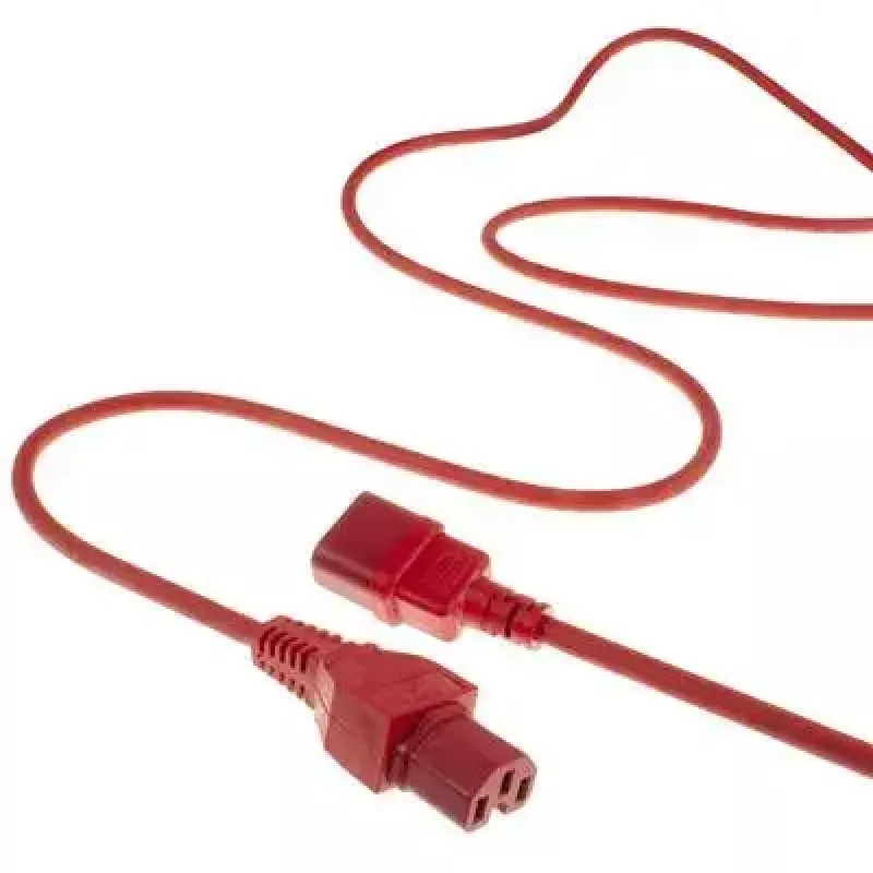Cavo di alimentazione ACT AK5304 C14 - C15, 1,2 m, rosso