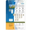 HERMA 10756 etichetta adesiva rettangolare permanente marrone 80 pezzi