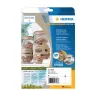 HERMA 10756 etichetta adesiva rettangolare permanente marrone 80 pezzi