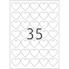 HERMA 10790 etichetta adesiva cuore permanente bianco 350 pezzi
