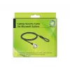 Navilock kit di sicurezza per notebook nero 1,8 m lucchetto a chiave