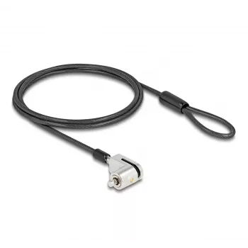 Navilock kit di sicurezza per notebook nero 1,8 m lucchetto a chiave