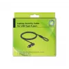 Cavo di sicurezza Navilock 20916 nero 1,8 m