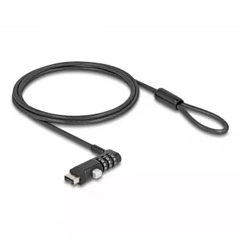 Cavo di sicurezza Navilock 20916 nero 1,8 m