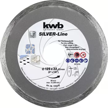 Disco da taglio KWB 725870 per ceramica marmo piastrella