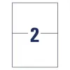 Etichette per stampante autoadesive AVERY 6604 bianco A4 21x14,8 cm 130 etichette