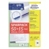 Etichetta per stampante autoadesiva AVERY 6605 bianco 7x3,7 cm 1560 etichette