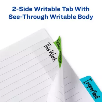 Etichette segnapagina Avery Ultra Tabs 74754 blu verde rosso