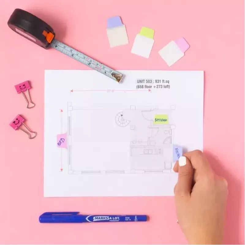 Etichette segnapagina Avery Ultra Tabs 74761 blu verde rosa lilla