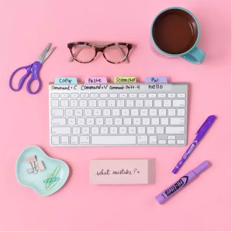 Etichette segnapagina Avery Ultra Tabs 74769 blu verde rosa lilla