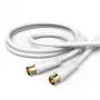 Hama 00205034 cavo coassiale 1,5 m tipo F bianco