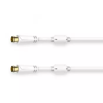 Hama 00205034 cavo coassiale 1,5 m tipo F bianco