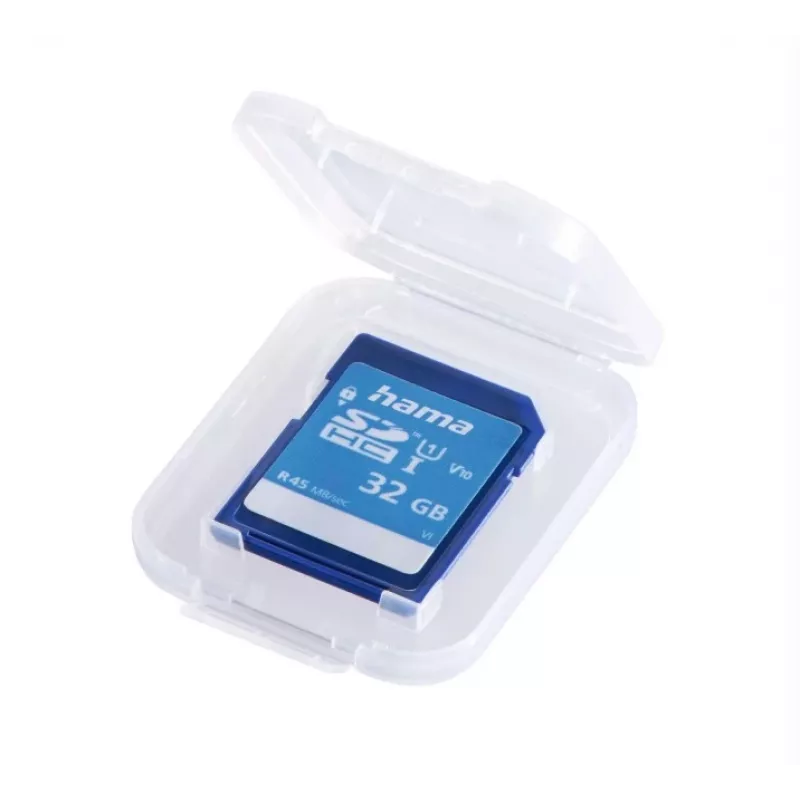 Hama 00095989 custodia per schede di memoria 1 scheda polipropilene (PP) trasparente