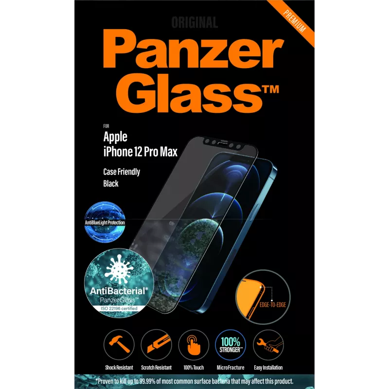 PanzerGlass ® protezione display anti luce blu Apple iPhone 12 Pro Max | senza bordi