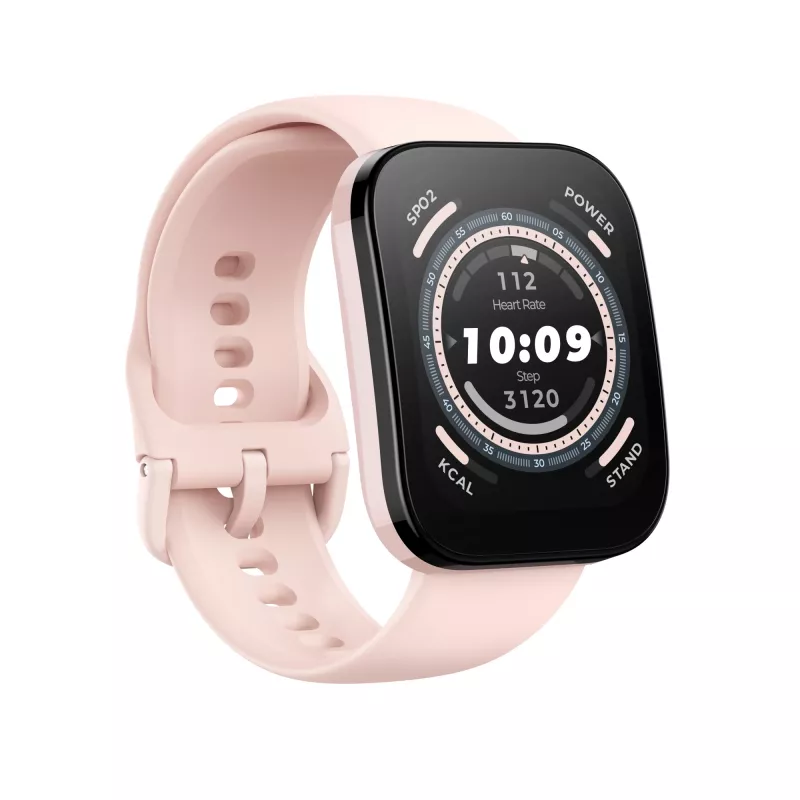 Amazfit Bip 5 4,85 cm (1,91 inch) TFT 45,9 mm digitale 320 x 380 pixel touchscreen rosa GPS (satellitare)