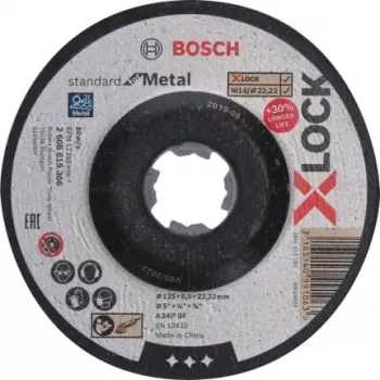 Disco abrasivo Bosch 2 608 619 366 forma svasata per acciaio